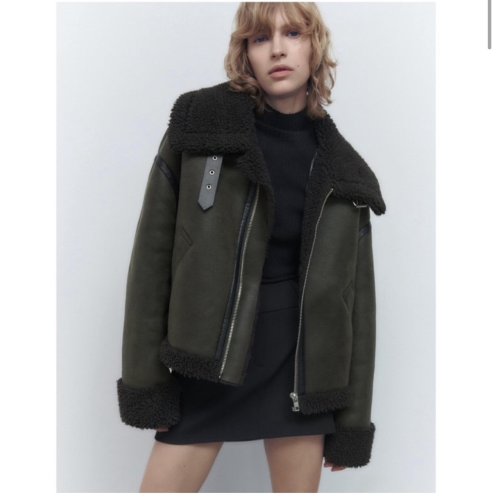 NWT Zara Double Faced Jacket